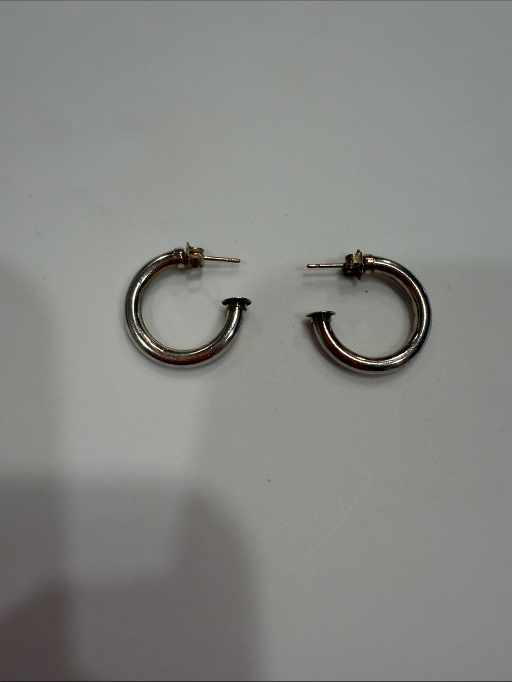 Classic sterling Silver Small Hoop Earrings - Women